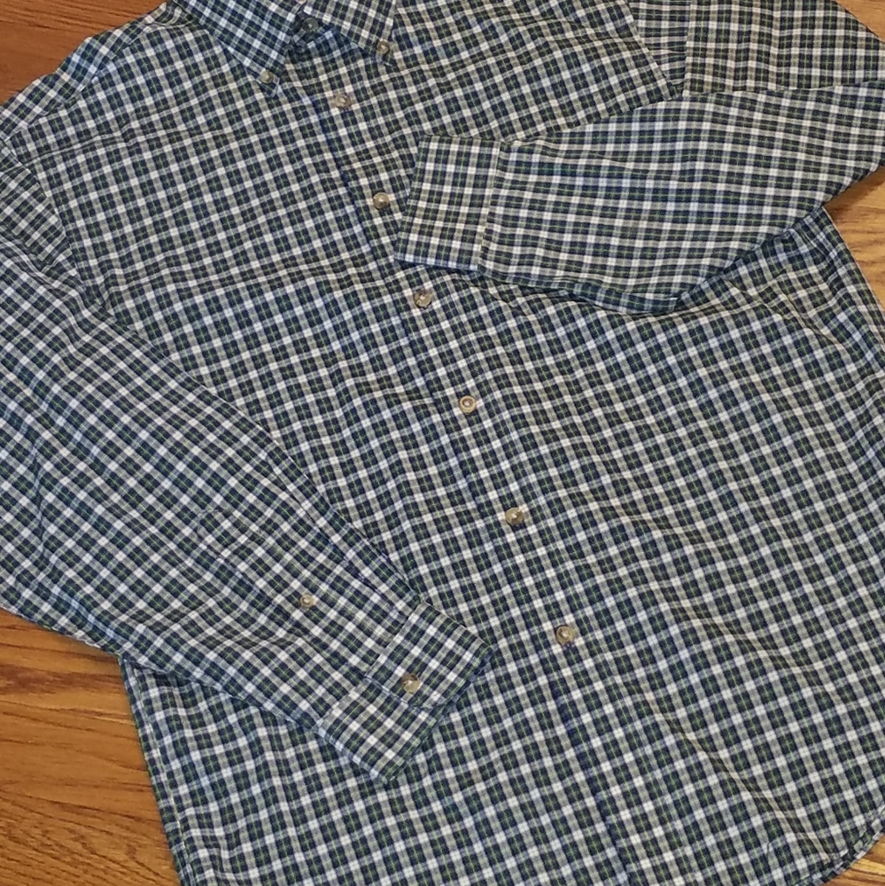 L.L. Bean Men's Plaid Button Up Shirt